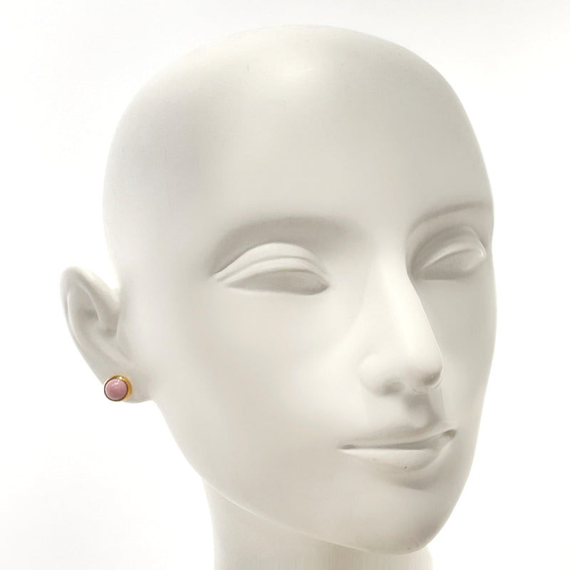 HERMES earring Eclipse metal pink pink Women Used
