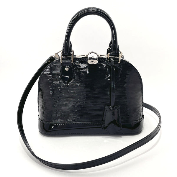 Louis vuitton Alma epi bag handbag color black Ladies from japan Used
