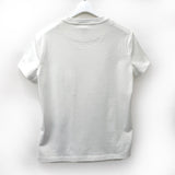 HERMES Short sleeve T-shirt 2H4614DU embroidered pocket cotton white Women New