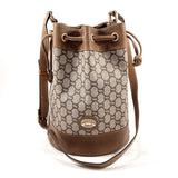 GUCCI Shoulder Bag gucci plus GG plus/leather Brown Women Used