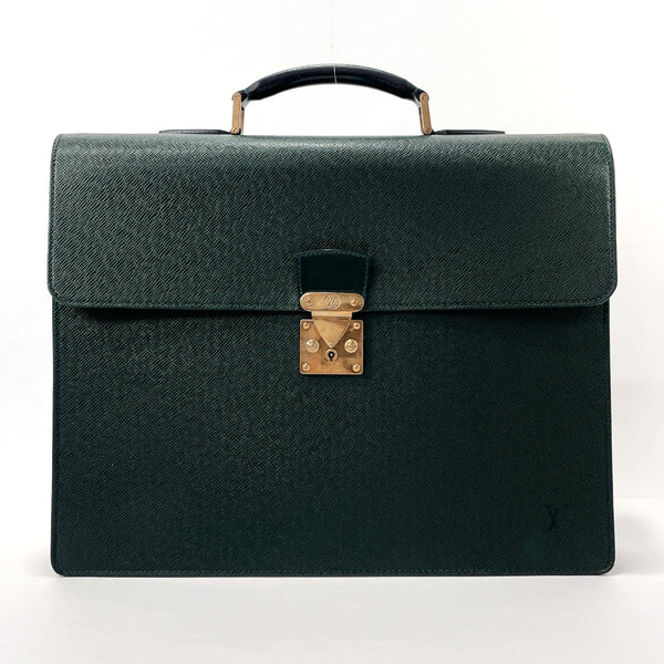 Louis Vuitton, Bags, Louis Vuitton Robusto Serviette Consellier Laptop Briefcase  Taiga Moskova Green