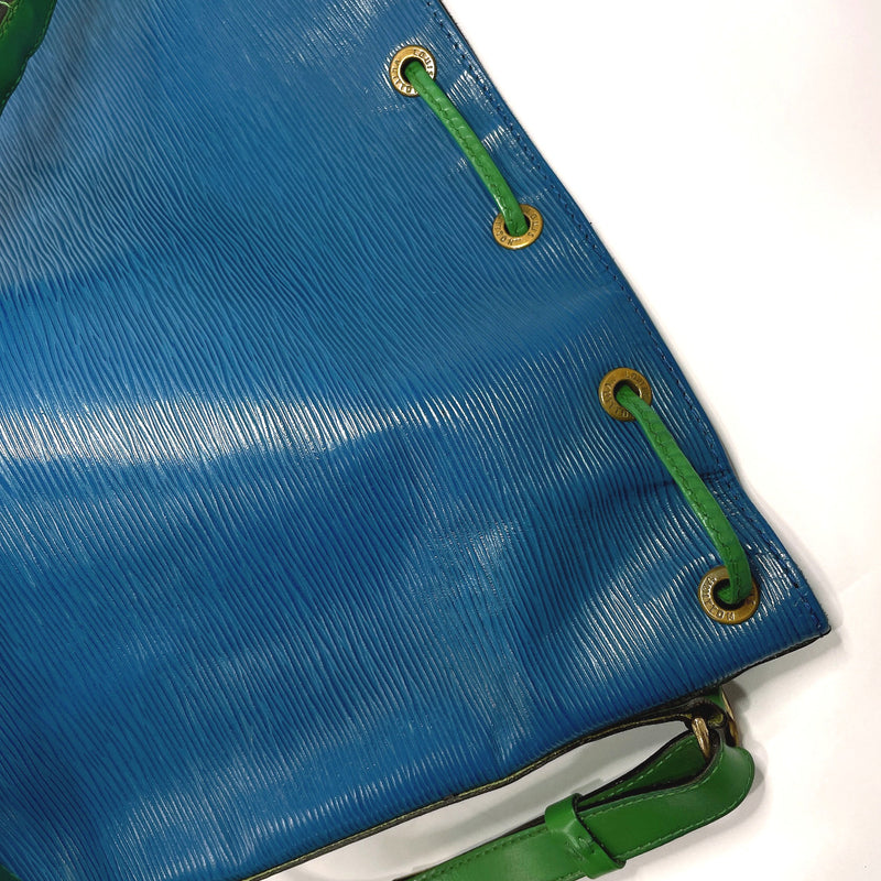LOUIS VUITTON Shoulder Bag M44044 Noe Epi Leather blue blue Women Used