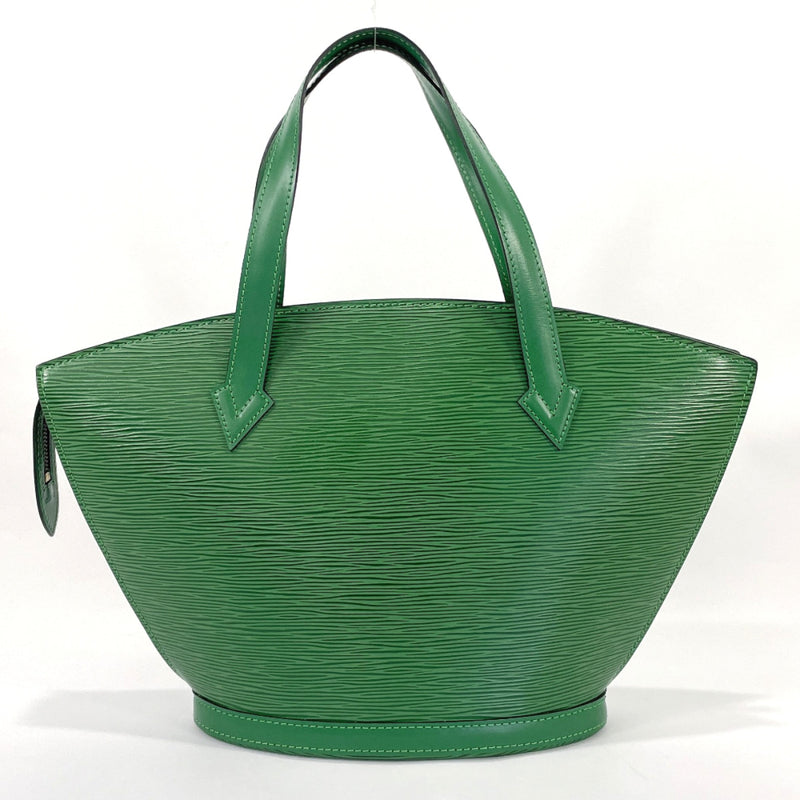 Vintage Louis Vuitton Green Epi Tote Bag in V Shaped Triangle