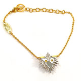 Louis Vuitton Brasserie LV Angel Bracelet Gold M64292 14-17.5cm Free  Shipping