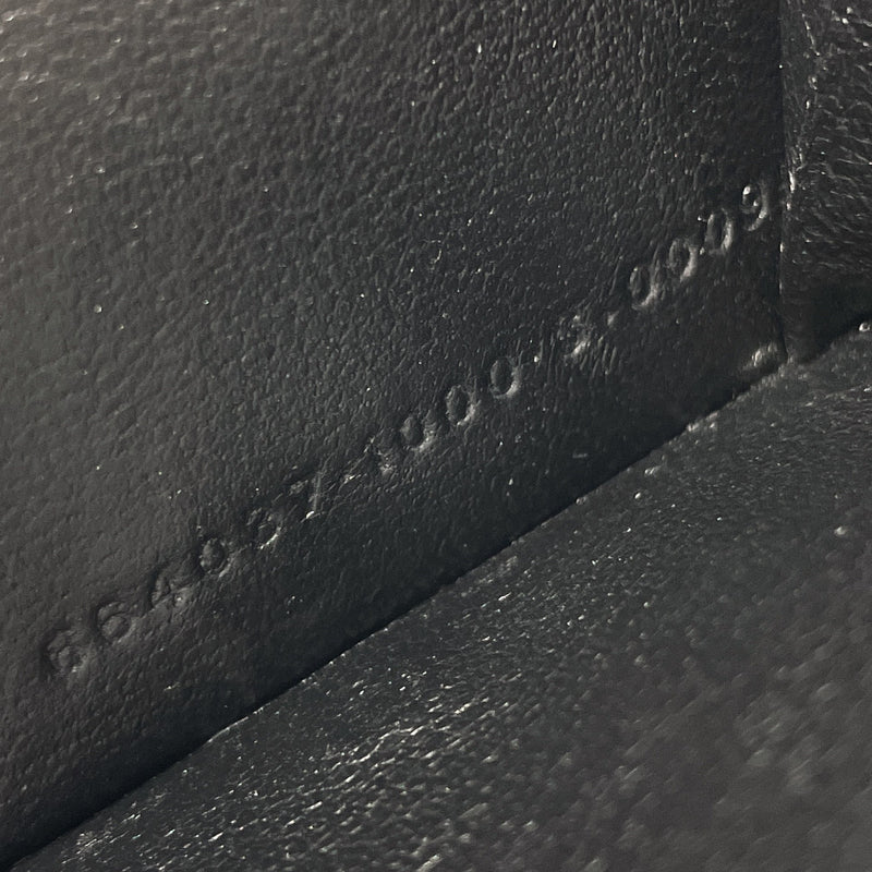 BALENCIAGA Tri-fold wallet 664037 ESSENTIAL MINI WALLET leather Black Women Used