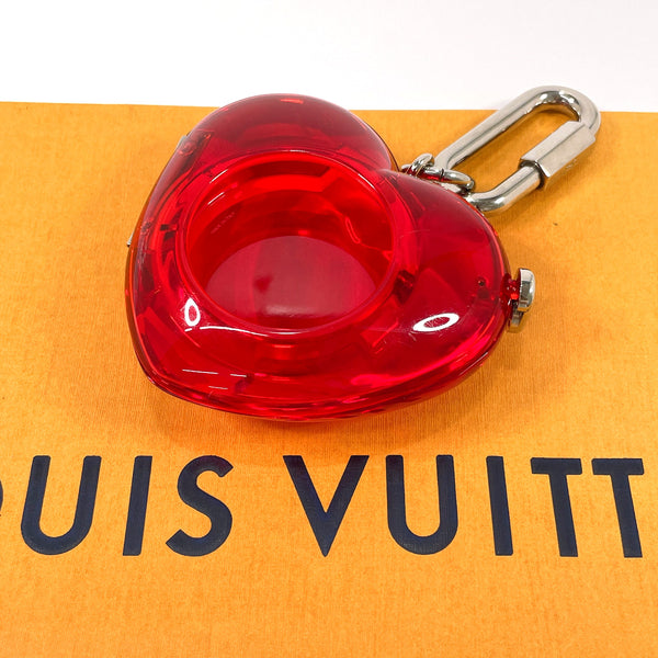 LOUIS VUITTON Other miscellaneous goods R17599 Tambour Horizon heart case plastic/ Red Women Used