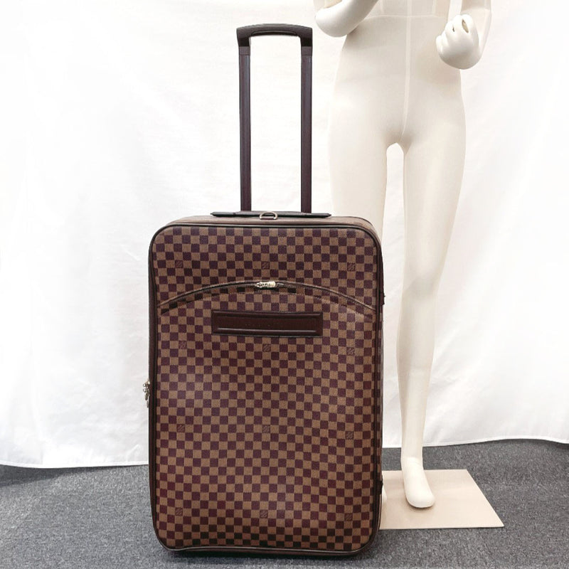 LOUIS VUITTON suitcase N23295 Pegas 65 Damier canvas Brown unisex Used –