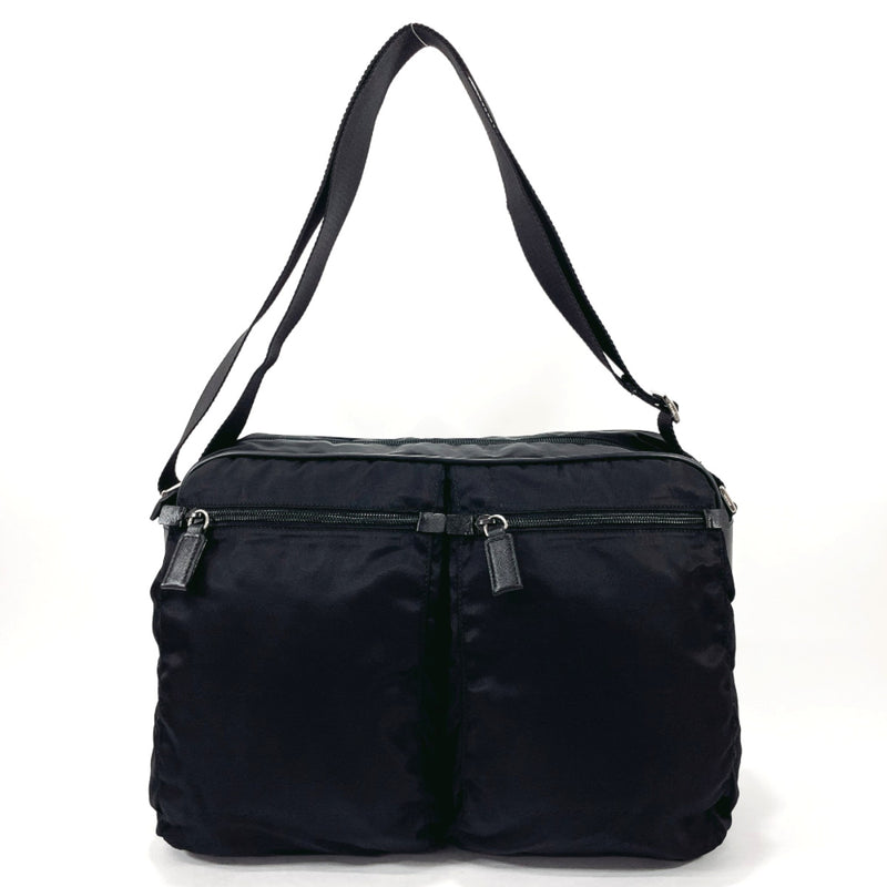 PRADA Messenger Cross Body Bag NERO Black Nylon Authentic Women Used from  Japan
