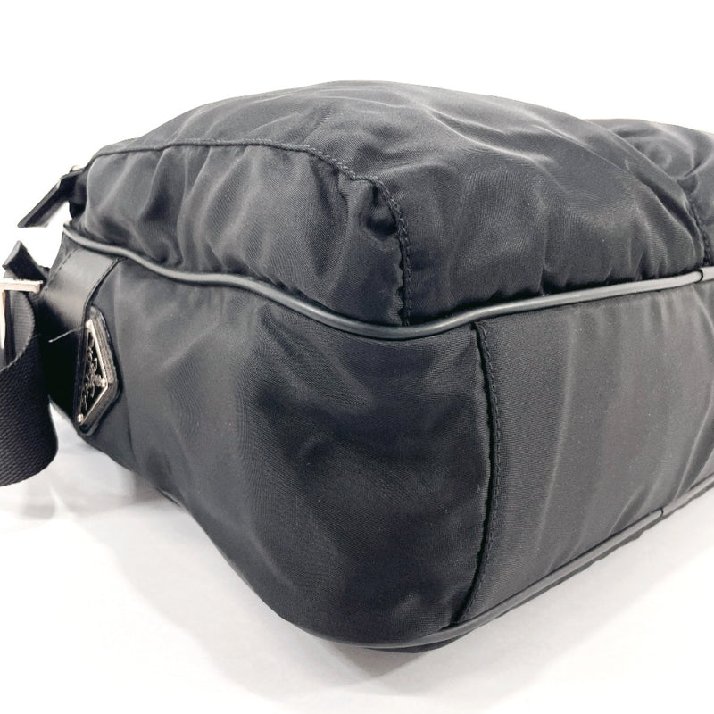 Prada Nylon & Leather Tote Bag in Black for Men