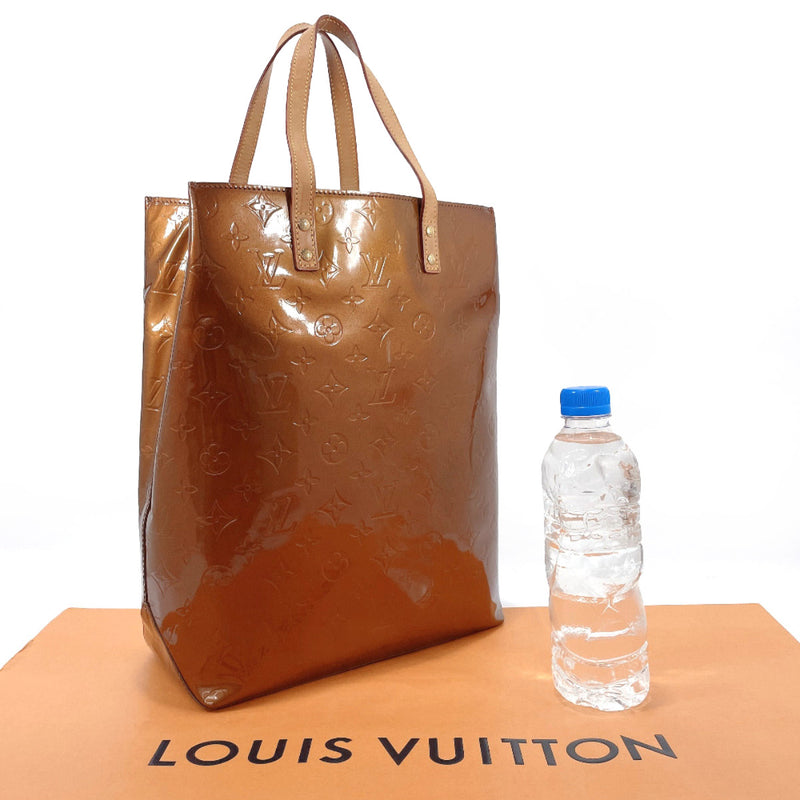 LOUIS VUITTON Tote Bag M91143 Lead MM Monogram Vernis Brown Brown Wome –