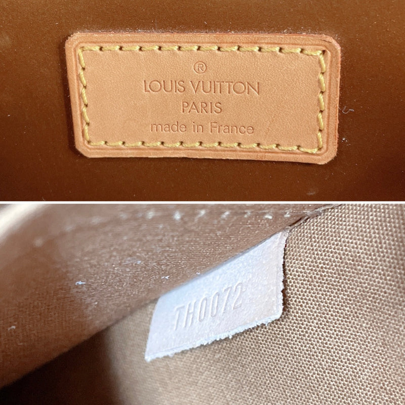 Authentic Louis Vuitton Brown Tan Leather Luggage Name Tag Made France Used