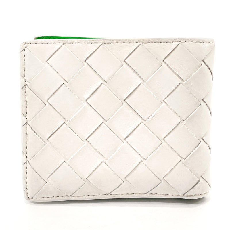 BOTTEGAVENETA wallet Intrecciato leather white white Women Used