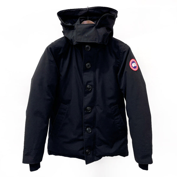 CANADA GOOSE Down jacket 3433JM ORFORD PARKA polyester/cotton Black mens Used