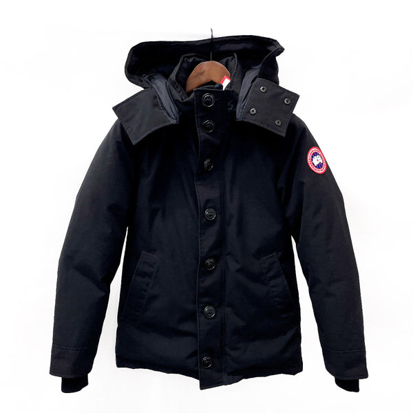 CANADA GOOSE Down jacket 3433JM ORFORD PARKA polyester/cotton Black mens Used