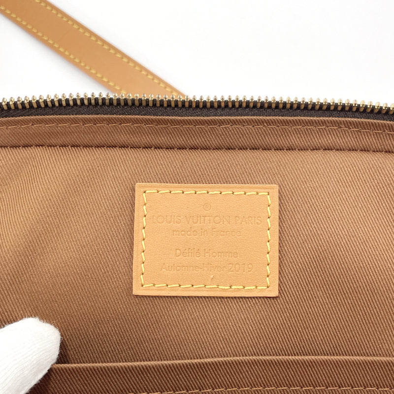 Louis Vuitton Soft Trunk Shoulder Bag in Orange Monogram Leather and