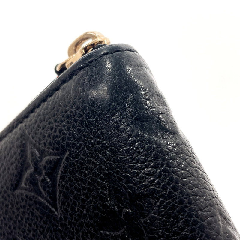 LOUIS VUITTON CLEMENCE Monogram Empreinte Noir Black WALLET Leather M60171
