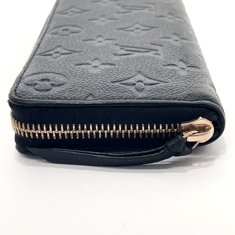 LOUIS VUITTON purse M60171 Portefeiulle Clement Monogram Empreinte Black  Black unisex Used