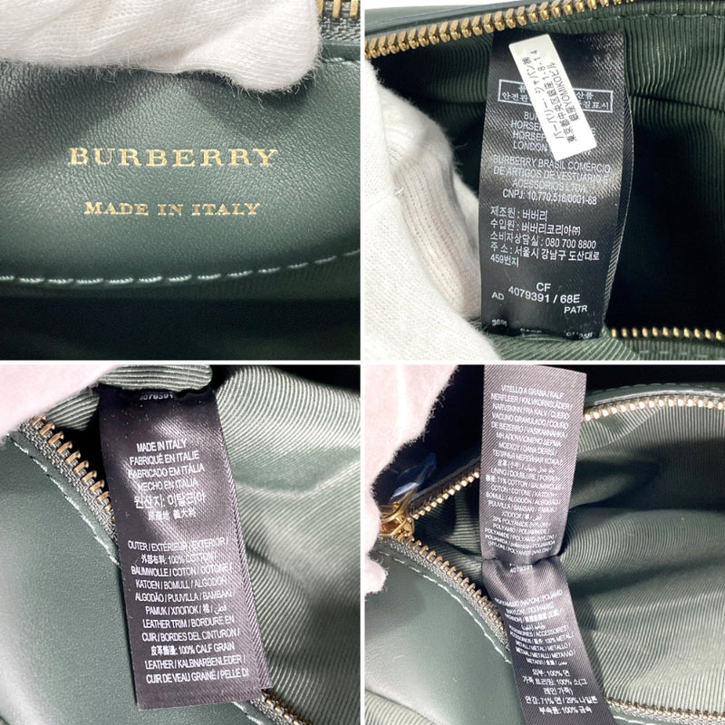 BURBERRY Shoulder Bag Nova Check cotton/leather beige beige Women Used