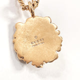 GUCCI Necklace Lion head metal gold gold Women Used