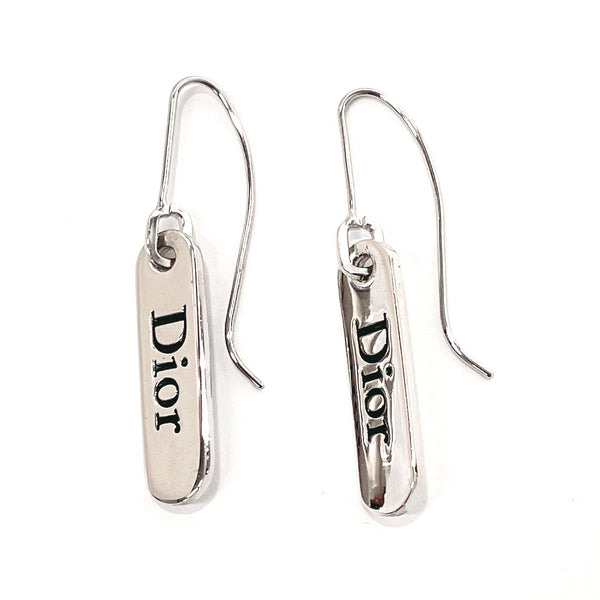 Dior earring metal Silver Women Used