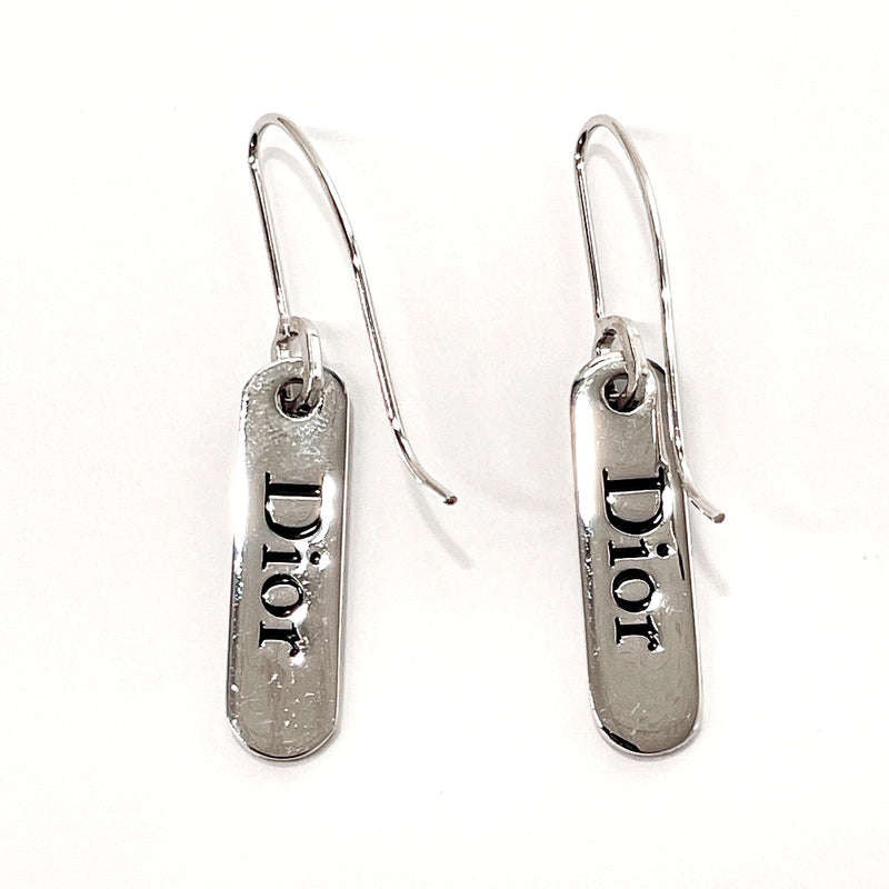 Dior earring metal Silver Women Used