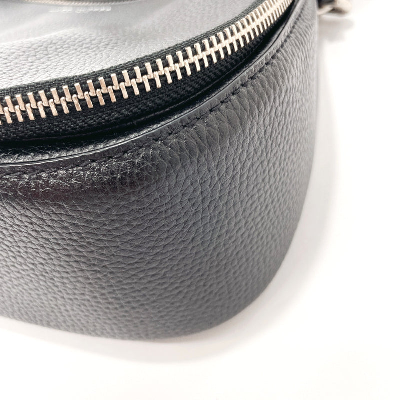 MARC JACOBS Shoulder Bag M0008290 Saddle bag leather Black Women Used