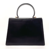Salvatore Ferragamo Handbag O212181 Gancini 2WAY leather Black Women Used