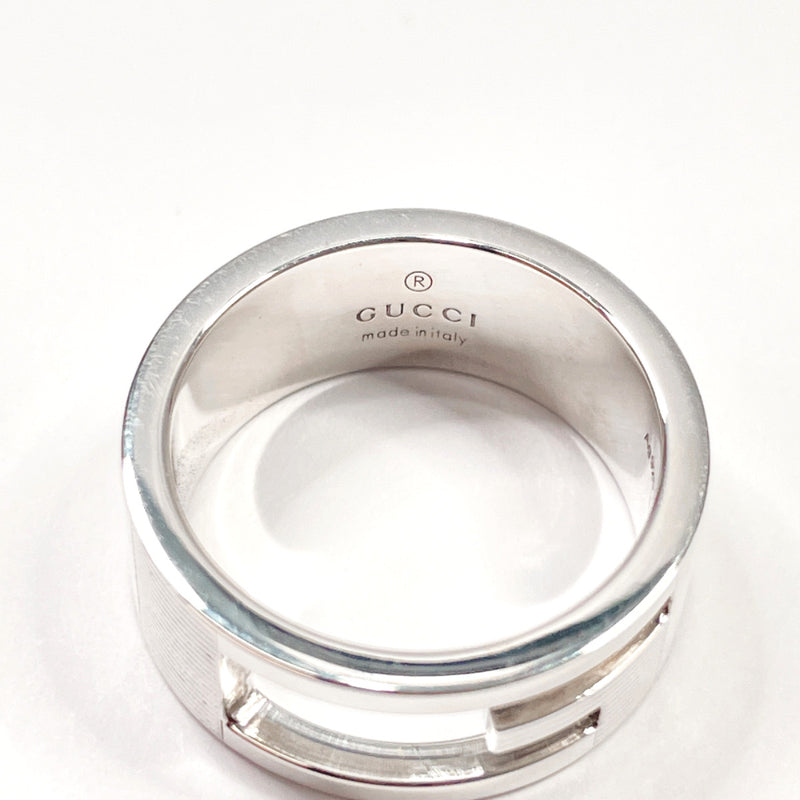 GUCCI Ring Branded Cutout G Silver925 #12(JP Size) Silver Women Used