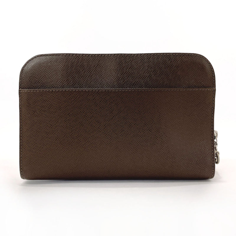 Leather clutch bag Louis Vuitton Brown in Leather - 36030910