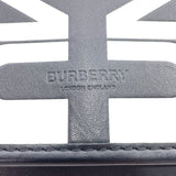 BURBERRY Shoulder Bag 8051828 universal passport leather Black ITTRESRL44SCA mens Used