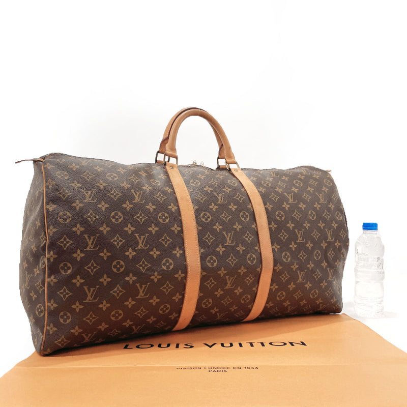 Louis Vuitton Keepall 60 cm Travel Bag in Brown Monogram Canvas And