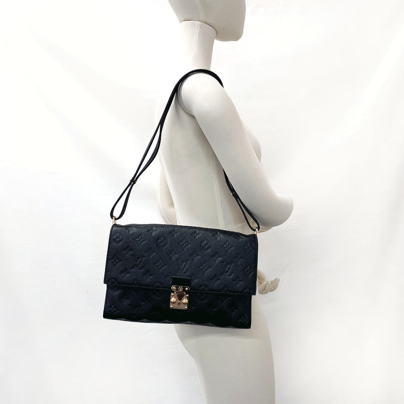 Louis Vuitton Monogram Empreinte Womens Shoulder Bags, Black