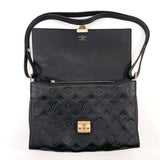 LOUIS VUITTON Shoulder Bag M94225 Fascinant Monogram Empreinte Black Black Women Used