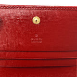GUCCI wallet 598532 Interlocking G leather Red Women Used