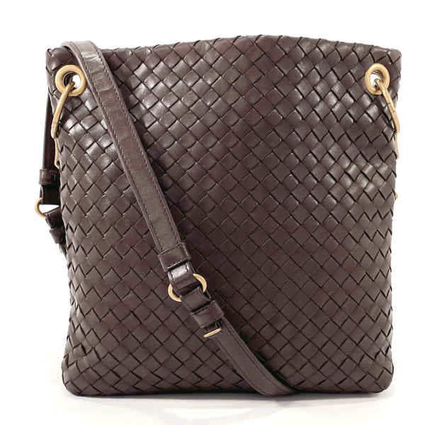 BOTTEGA VENETA Green Intrecciato Woven Nappa Leather clutch crossbody chain  bag ref.656565 - Joli Closet
