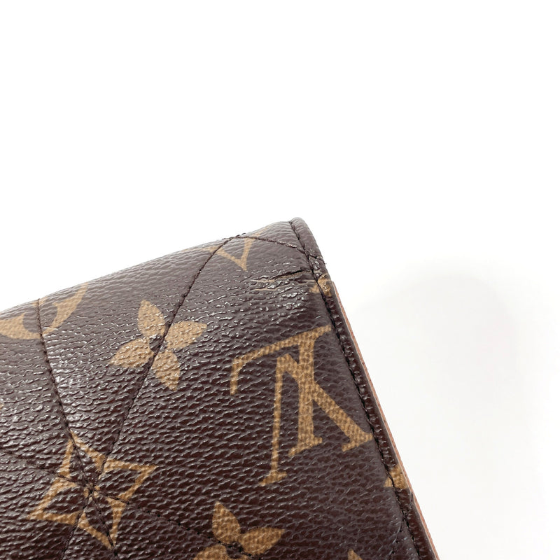 Shop Louis Vuitton PORTEFEUILLE SARAH Monogram Unisex Leather