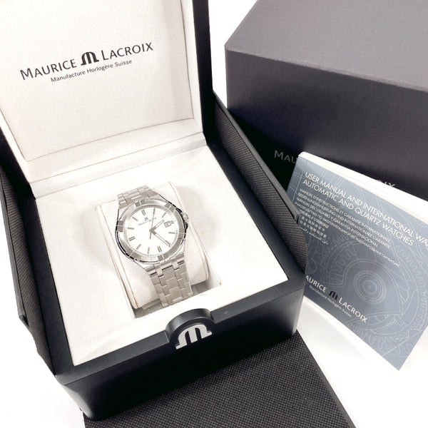 MAURICE LACROIX Watches AI1008-SS002-131-1 icon date Stainless Steel/Stainless Steel Silver mens New