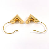 LOUIS VUITTON earring M61088 Hoop Earring Essential V Gold Plated gold Women Used