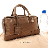 LOEWE Handbag 311.12.001 Amazona 28 leather gold Women Used