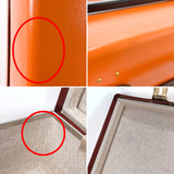 GLOBE TROTTER Carry Bag leather/Vulcanized fiber Orange Orange unisex Used