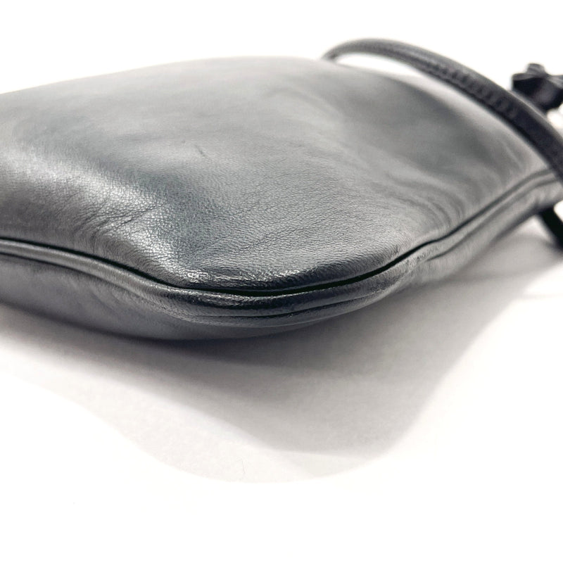 HERMES Shoulder Bag sac aline mini Swift Black CCarved seal Women Used –