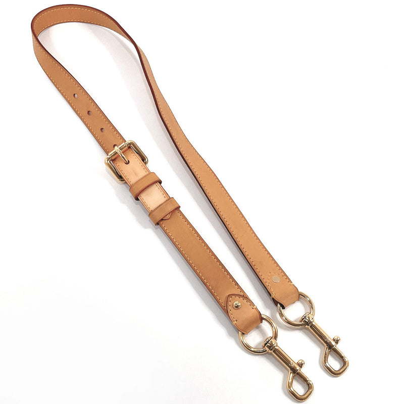 LOUIS VUITTON Shoulder strap leather Brown unisex Used –