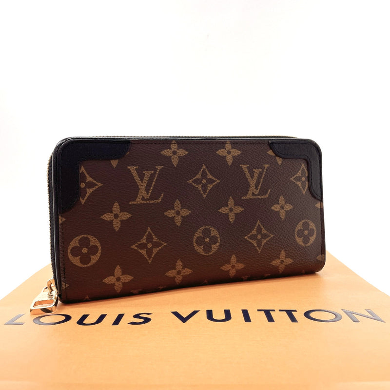 Louis Vuitton Monogram Zippy Travel Large Wallet Brown