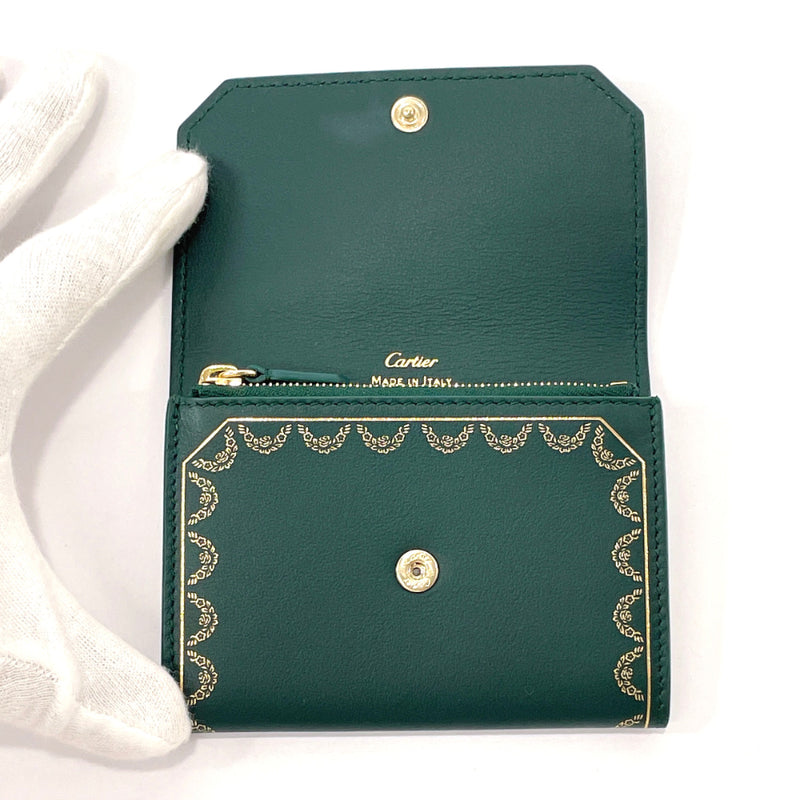 CARTIER wallet CRL3001740 Garland de Cartier leather green Women New