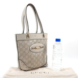 GUCCI Tote Bag 145994 Bucket type Sima leather Ivory Women Used