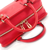 LOEWE Handbag Amazona 28 leather Red Women Used