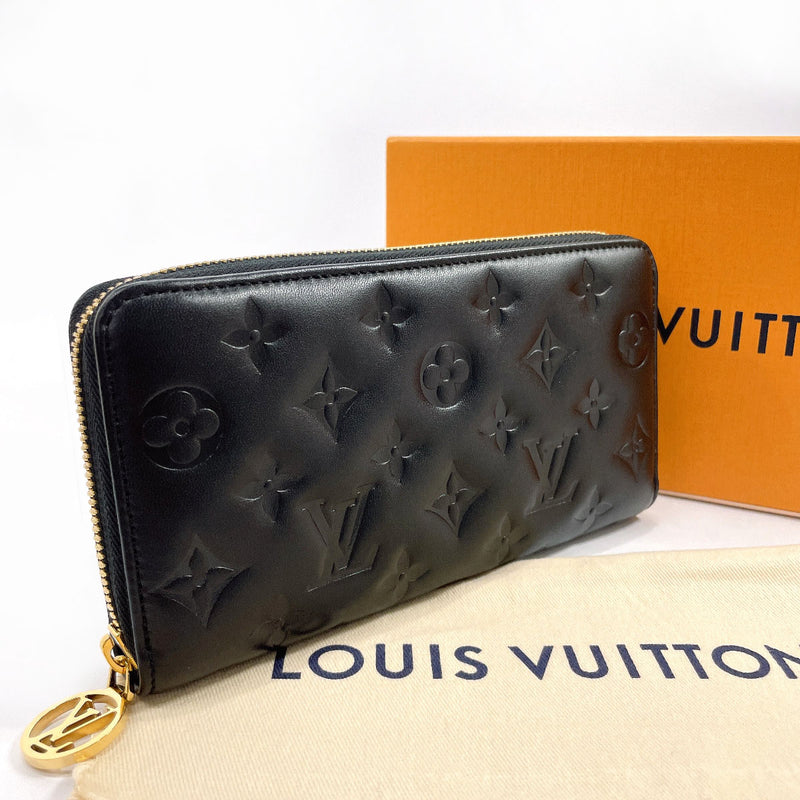 Louis Vuitton Zippy Wallet Womens Long Wallets 2023 Ss, Black