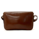 CELINE Shoulder Bag Macadam leather Brown Women Used