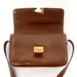 CELINE Shoulder Bag Macadam leather Brown Women Used