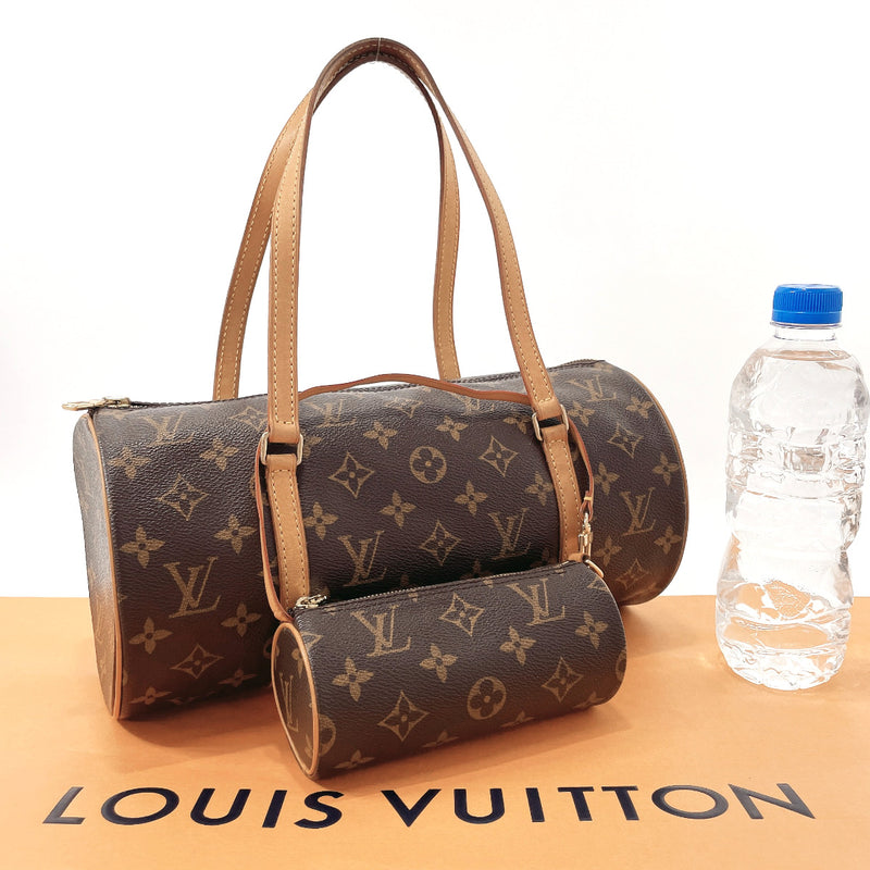 Authentic Louis Vuitton Papillon 30 Monogram Canvas Hand Bag w/ Pouch